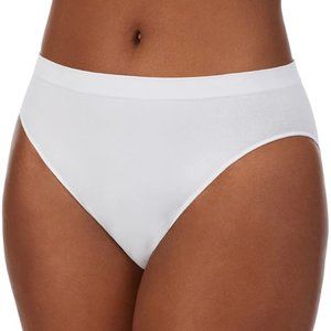 On Gossamer Cabana Cotton Seamless High Cut Brief Underwear White - G0321